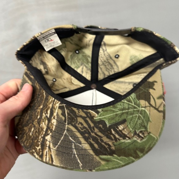 YoungAn Hat Realtree Camo Snapback Vintage Hunting Cap Brown Green Adjustable - Picture 2 of 4